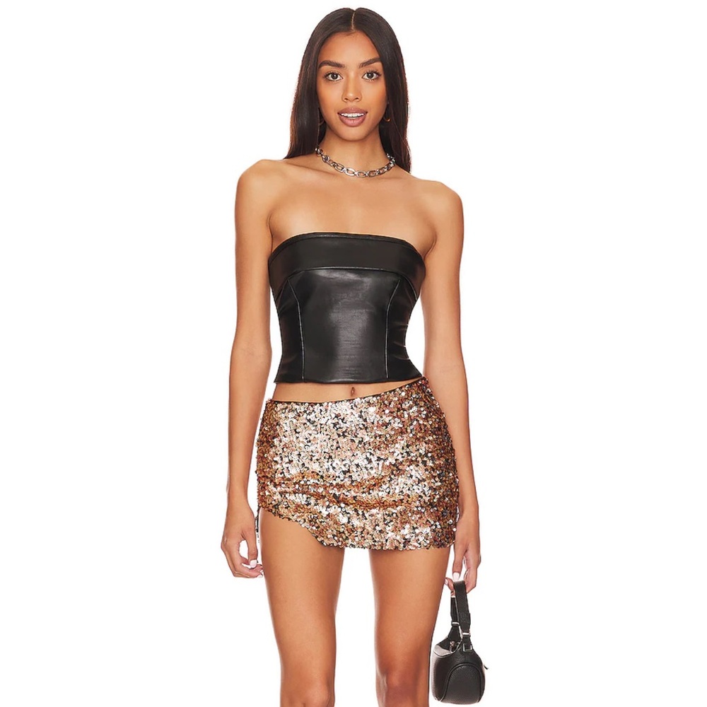*Last Chance* Free People Annalise Sequin Miniskirt in Multi Combo 🤍 - Picture 9 of 9